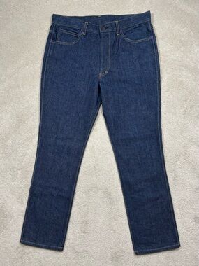 Nepenthes Nepco Japanese Raw Denim 100% Cotton Jeans Purple Stitching Indigo